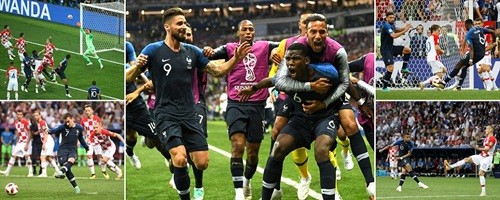 Pháp 4-2 Croatia: Pháp vô địch xứng đáng ảnh 1 Pháp 4-2 Croatia: Pháp vô địch xứng đáng ảnh 1