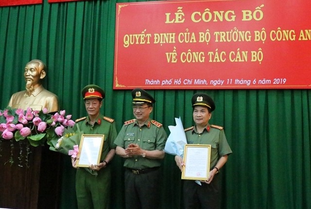Công bố quyết định của Bộ trưởng Bộ Công an về công tác cán bộ ảnh 1 Công bố quyết định của Bộ trưởng Bộ Công an về công tác cán bộ ảnh 1