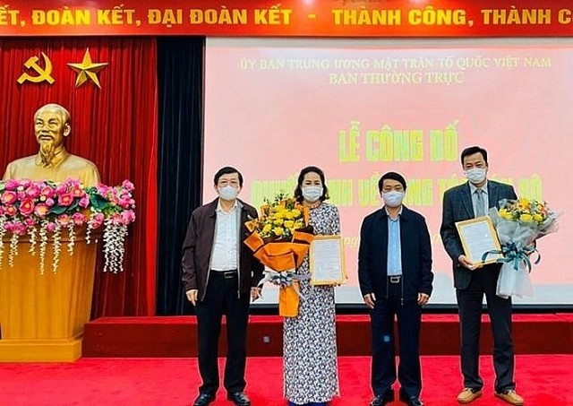 Viện Kiểm sát nhân dân Tối cao, Ủy ban Trung ương Mặt trận Tổ quốc Việt Nam bổ nhiệm nhân sự ảnh 1 Viện Kiểm sát nhân dân Tối cao, Ủy ban Trung ương Mặt trận Tổ quốc Việt Nam bổ nhiệm nhân sự ảnh 1
