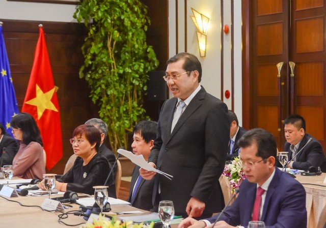 Chủ tịch UBND thành phố Đà Nẵng Huỳnh Đức Thơ phát biểu tại buổi Tọa đàm.