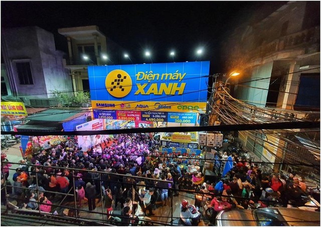 Chuỗi Điện máy Xanh supermini được ủng hộ nhiệt tình bởi các khách hàng vùng nông thôn từ Nam ra Bắc.