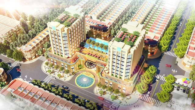 Tổ hợp cao ốc thương mại Thăng Long Central Mall của khu đô thị Thăng Long Central City.