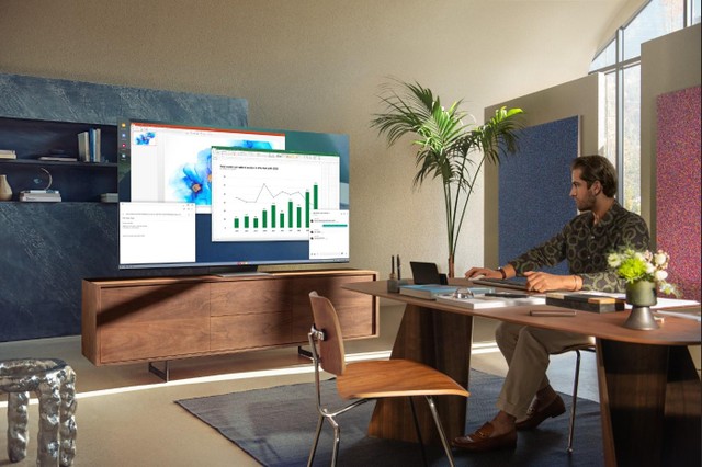 Nhiều tính năng, công nghệ độc đáo được tích hợp trong dòng sản phẩm mới của Samsung. Nhiều tính năng, công nghệ độc đáo được tích hợp trong dòng sản phẩm mới của Samsung.