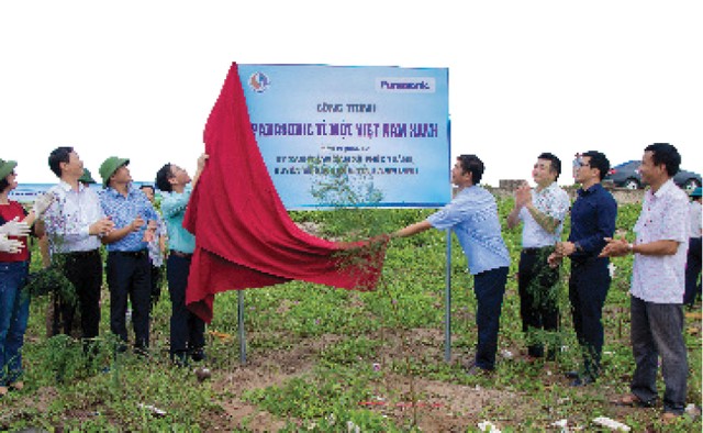 Chương trình “Panasonic vì một Việt Nam xanh” năm 2020 tại Nam Định.