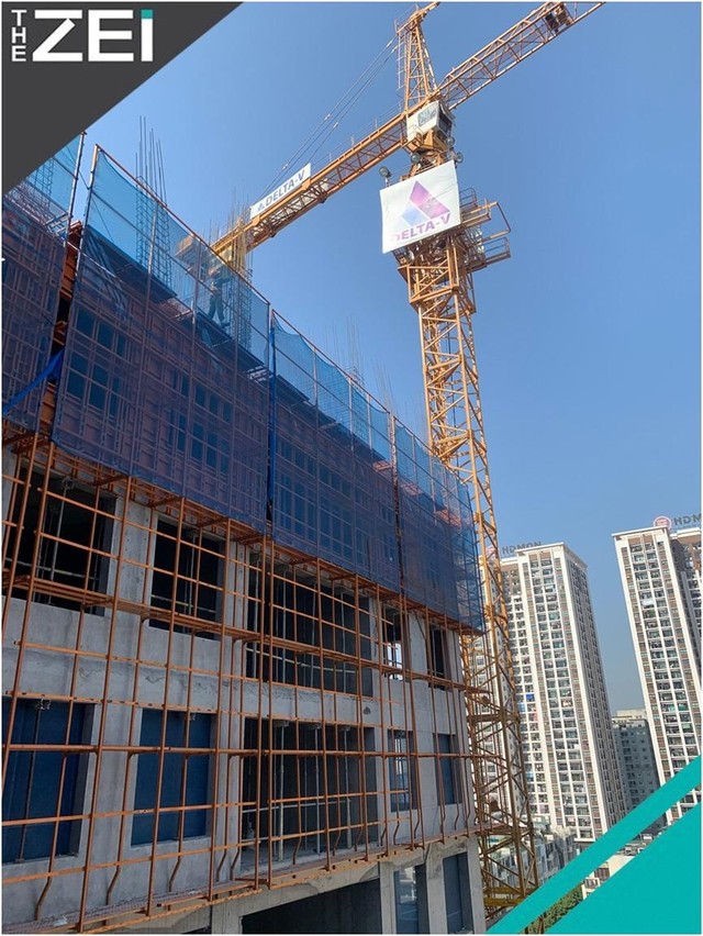 Hệ Gangform đảm bảo an toàn trong thi công.