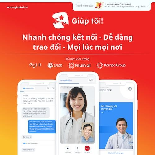 “Giúp tôi!” sẽ kết nối để người dân có thể được các bác sĩ tư vấn giúp đỡ từ xa trong việc chăm sóc sức khỏe.