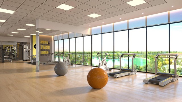 Phòng tập gym hiện đại ở tầng 23 dự án. Phòng tập gym hiện đại ở tầng 23 dự án.