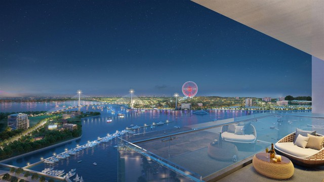 “Chill” tại ban công Sun Marina Town. “Chill” tại ban công Sun Marina Town.