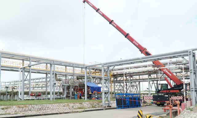 Hệ thống khí Nam Côn Sơn 1 vừa hoàn thành BDSC lớn 2021.