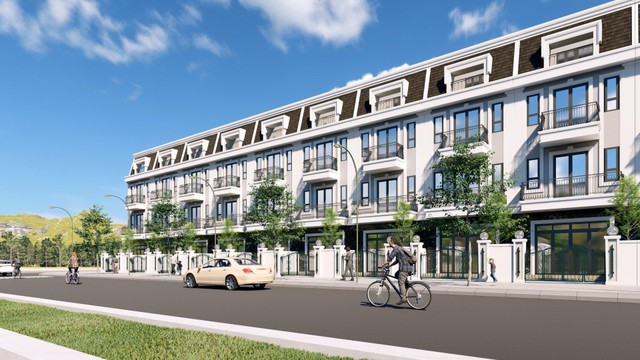 Phối cảnh Dự án Vạn Phú Shophouse - Đại Từ, Thái Nguyên