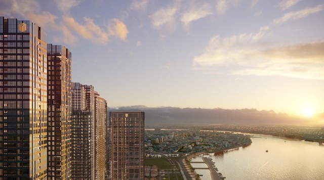 Vị trí ven sông đắc địa của Grand Marina, Saigon, đem đến tầm nhìn đắt giá. Ảnh: Masterise Homes