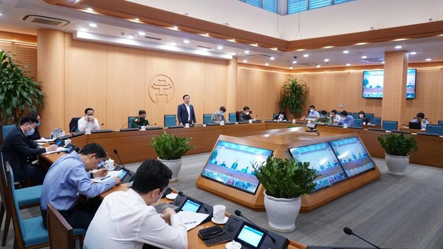 Phó Chủ tịch UBND thành phố Hà Nội Chử Xuân Dũng phát biểu chỉ đạo.