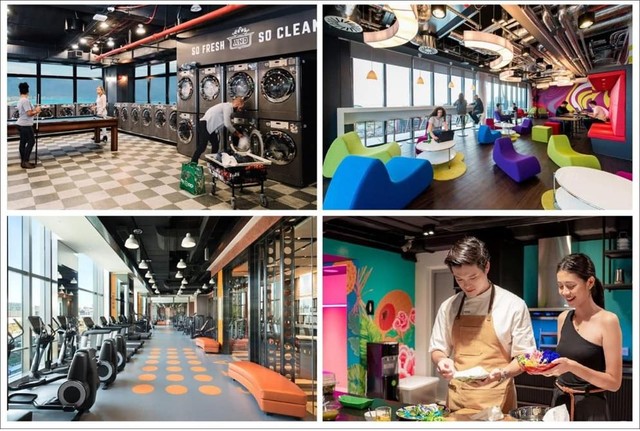 Không gian chia sẻ tại Lyf Đà Nẵng City, mô hình Co-living mang đến sự hợp tác, trải nghiệm chân thực cho du khách. Không gian chia sẻ tại Lyf Đà Nẵng City, mô hình Co-living mang đến sự hợp tác, trải nghiệm chân thực cho du khách.