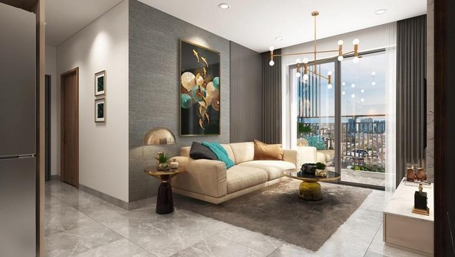 Thiết kế căn hộ nổi bật với nhiều mặt thoáng và ban công dài, rộng. Thiết kế căn hộ nổi bật với nhiều mặt thoáng và ban công dài, rộng.