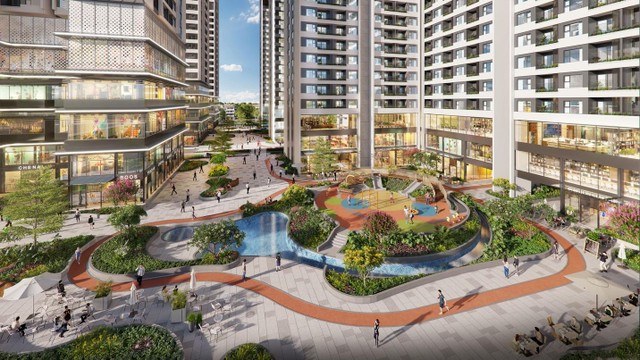 Khuôn viên tiện ích ấn tượng tại Astral City.