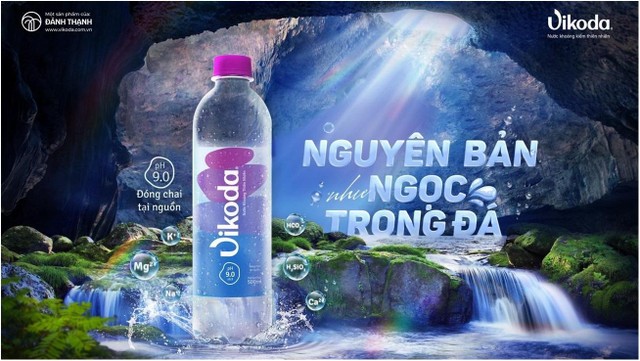 Thiết kế chai Nước khoáng thiên nhiên Vikoda mới. Thiết kế chai Nước khoáng thiên nhiên Vikoda mới.