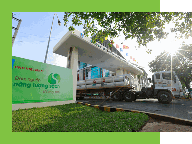 Một trong những trụ sở của CNG Việt Nam duy trì hình ảnh thương hiệu vì môi trường.