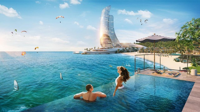 Hon Thom Paradise Island sẽ mang đến những trải nghiệm độc nhất vô nhị. Ảnh phối cảnh minh họa.