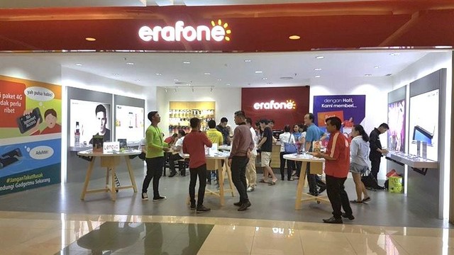 Erafone thuộc sở hữu của Erajaya, đối tác của MWG tại Indonesia (ảnh: Erafone).