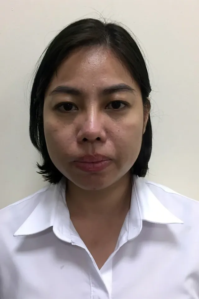 Đối tượng Đinh Thị Quỳnh (Ảnh: Công an Hà Nội). Đối tượng Đinh Thị Quỳnh (Ảnh: Công an Hà Nội).