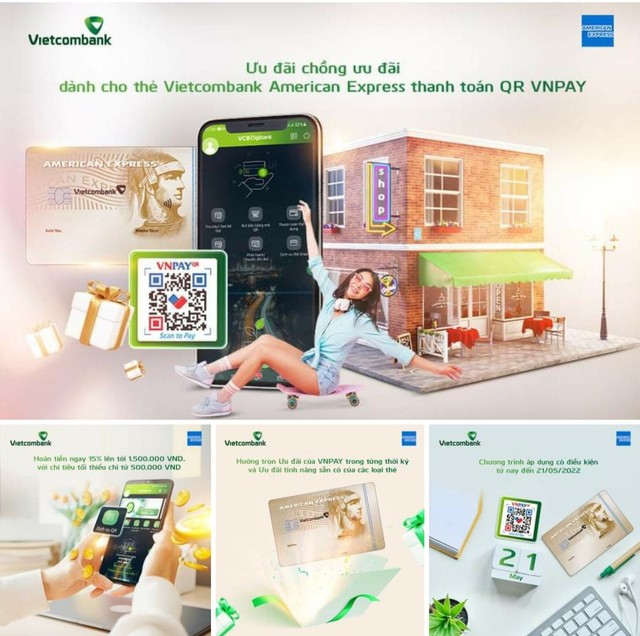 Thẻ Vietcombank AMEX có được chia thành 2 dòng là thẻ hoàn tiền và thẻ có tính năng cộng dặm Bông Sen Vàng.