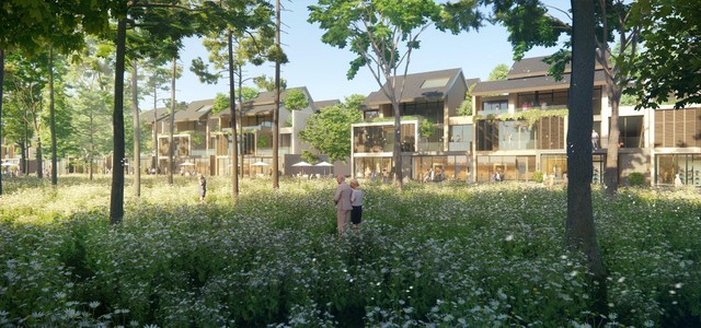 Mua sắm giữa rừng mang tới nhiều trải nghiệm mới mẻ. Ảnh phối cảnh minh họa. Mua sắm giữa rừng mang tới nhiều trải nghiệm mới mẻ. Ảnh phối cảnh minh họa.