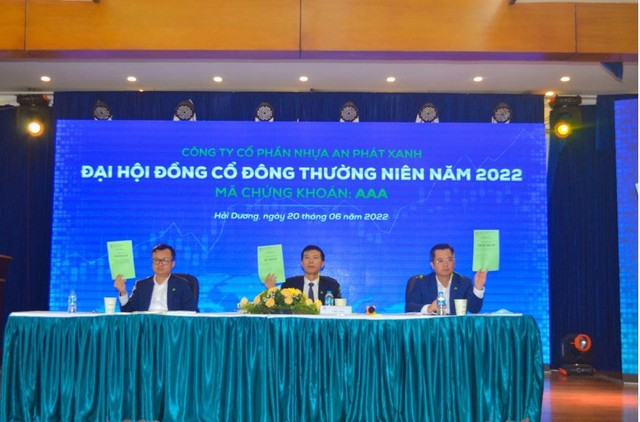 ĐHĐCĐ thường niên AAA thông qua kế hoạch lợi nhuận năm 2022 đạt 527 tỷ đồng, tăng 63% so với cùng kỳ năm trước. ĐHĐCĐ thường niên AAA thông qua kế hoạch lợi nhuận năm 2022 đạt 527 tỷ đồng, tăng 63% so với cùng kỳ năm trước.