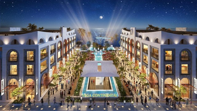 Vega Continental Shopping Plaza với 168 căn shophouse hình thành bán đảo thương mại shophouse “chạm sóng liền cát” còn lại duy nhất tại Nha Trang. Vega Continental Shopping Plaza với 168 căn shophouse hình thành bán đảo thương mại shophouse “chạm sóng liền cát” còn lại duy nhất tại Nha Trang.