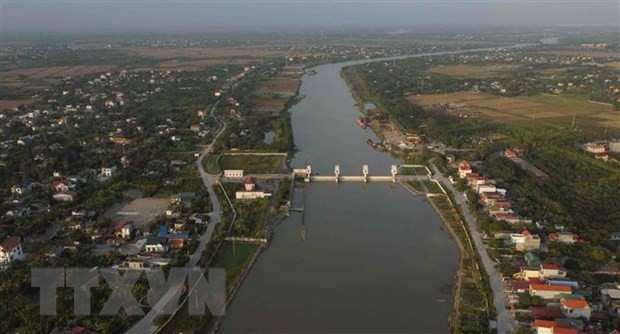 Cống Cầu xe ở xã Quang Trung, huyện Tứ Kỳ, tỉnh Hải Dương. (Ảnh: Vũ Sinh/TTXVN) Cống Cầu xe ở xã Quang Trung, huyện Tứ Kỳ, tỉnh Hải Dương. (Ảnh: Vũ Sinh/TTXVN)