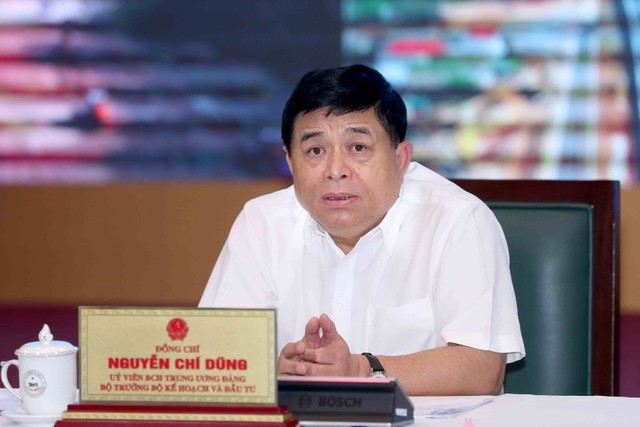 Bộ trưởng Nguyễn Chí Dũng phát biểu tại Hội nghị. Bộ trưởng Nguyễn Chí Dũng phát biểu tại Hội nghị.