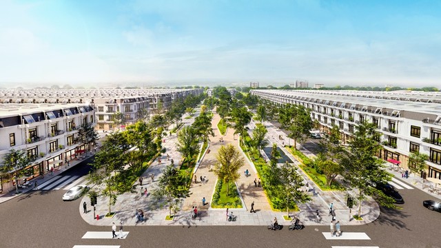 Khu công viên trung tâm Orianna Park tích hợp nhiều chức năng đẳng cấp.