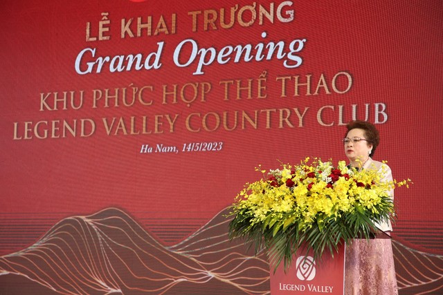 Bà Nguyễn Thị Nga, đại diện Chủ đầu tư, phát biểu tại sự kiện. Bà Nguyễn Thị Nga, đại diện Chủ đầu tư, phát biểu tại sự kiện.