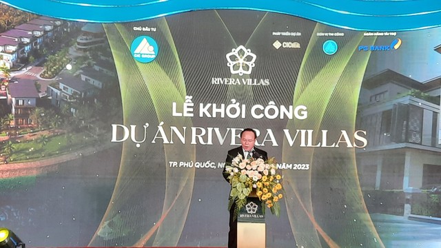 Ông Nguyễn Thanh Hồng, Phó Tổng giám đốc CIC Group phát biểu tại lễ khởi công Dự án. Ông Nguyễn Thanh Hồng, Phó Tổng giám đốc CIC Group phát biểu tại lễ khởi công Dự án.