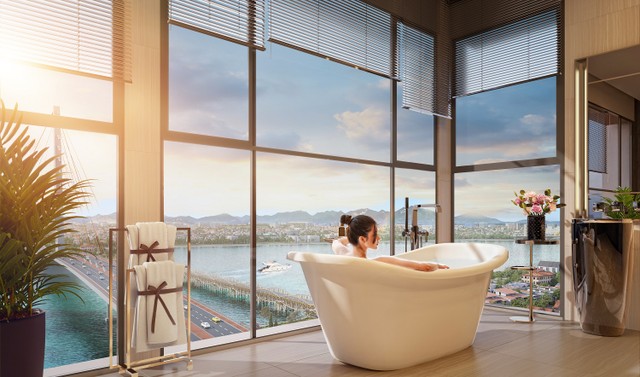 Tiện ích tại Sun Cosmo Residence Da Nang đa dạng và gắn với không gian ven sông. Ảnh phối cảnh minh họa. Tiện ích tại Sun Cosmo Residence Da Nang đa dạng và gắn với không gian ven sông. Ảnh phối cảnh minh họa.