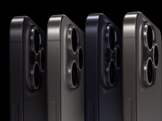 4 màu mới của iPhone 15 Pro và iPhone 15 Pro Max.