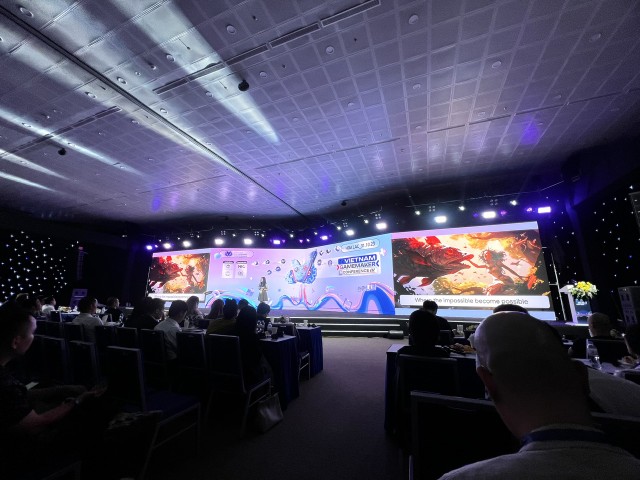 Quảng cảnh Diễn đàn Quốc gia ngành game Việt 2023.