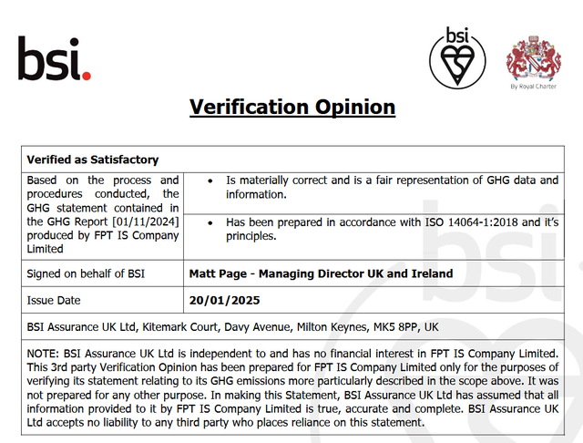 FPT là đơn vị công nghệ tiên phong tại Việt Nam đạt chứng nhận ISO 14064-1:2018. FPT là đơn vị công nghệ tiên phong tại Việt Nam đạt chứng nhận ISO 14064-1:2018.