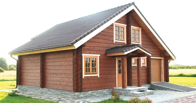 Đa phong cách trong thiết kế nhà ở từ vật liệu gỗ ảnh 1