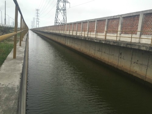 Hệ thống xử lý nước thải của Formosa Hà Tĩnh. Ảnh: Đức Hùng.