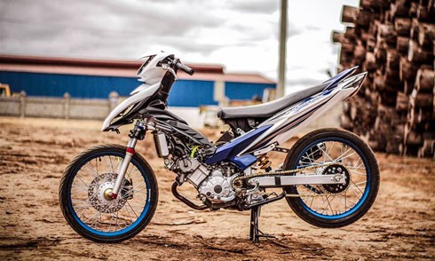 Exciter 135 độ phá cách của biker Gia Lai ảnh 1 exciter-135-do-la-mat-cua-biker-gia-lai