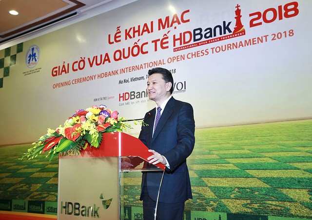 Khai mạc Giải cờ vua quốc tế HDBank 2018 - mùa thứ 8 ảnh 1