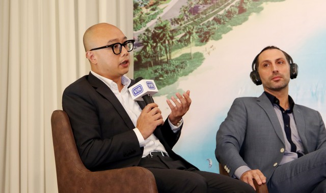 Ông Nguyễn Thái Phiên, Giám đốc cao cấp tài chính, Tập đoàn Novaland trao đổi tại tọa đàm - Ảnh: Lê Toàn.