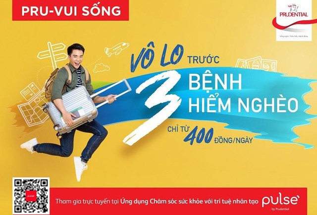 PRU-Vui Sống mang tới sự bảo vệ tài chính trước rủi ro 3 bệnh lý nghiêm trọng phổ biến: Ung thư, đột quỵ và nhồi máu cơ tim với mức chi phí hợp lý chỉ từ 88.000 đồng/năm.