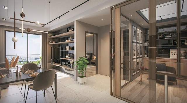 Không gian sống sang trọng và hiện đại tại toà tháp 2 mặt tiền The Gemini