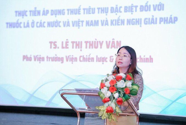 Bà Lê Thị Thùy Vân, Phó Viện trưởng Viện Chiến lược và Chính sách Tài chính cho rằng, cơ chế thuế tiêu thụ đặc biệt hiện hữu đang bộc lộ nhiều hạn chế Bà Lê Thị Thùy Vân, Phó Viện trưởng Viện Chiến lược và Chính sách Tài chính cho rằng, cơ chế thuế tiêu thụ đặc biệt hiện hữu đang bộc lộ nhiều hạn chế