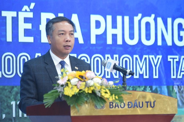 Ông Lê Trọng Minh, Tổng Biên tập Báo Đầu tư phát biểu khai mạc Tọa đàm. Ảnh: Dũng Minh