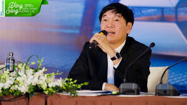 Ông Trần Đình Long, Chủ tịch HPG phát biểu tại ĐHCĐ. Ông Trần Đình Long, Chủ tịch HPG phát biểu tại ĐHCĐ.