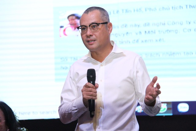 Bí thư Tỉnh ủy Phú Yên Phạm Đại Dương chia sẻ với doanh nghiệp tại Hội nghị. Bí thư Tỉnh ủy Phú Yên Phạm Đại Dương chia sẻ với doanh nghiệp tại Hội nghị.