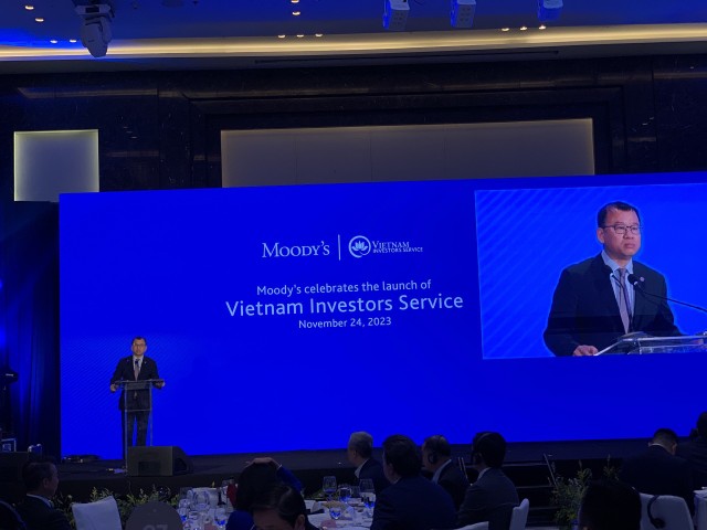 Ông Nguyễn Hoàng Dương, Phó vụ trưởng Vụ Tài chính ngân hàng, Bộ Tài chính phát biểu tại sự kiện.