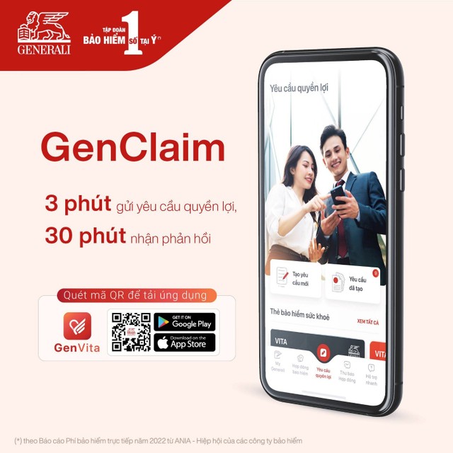 Generali áp dụng chi trả quyền lợi bảo hiểm nhanh chóng và hoàn toàn "không giấy" Generali áp dụng chi trả quyền lợi bảo hiểm nhanh chóng và hoàn toàn "không giấy"